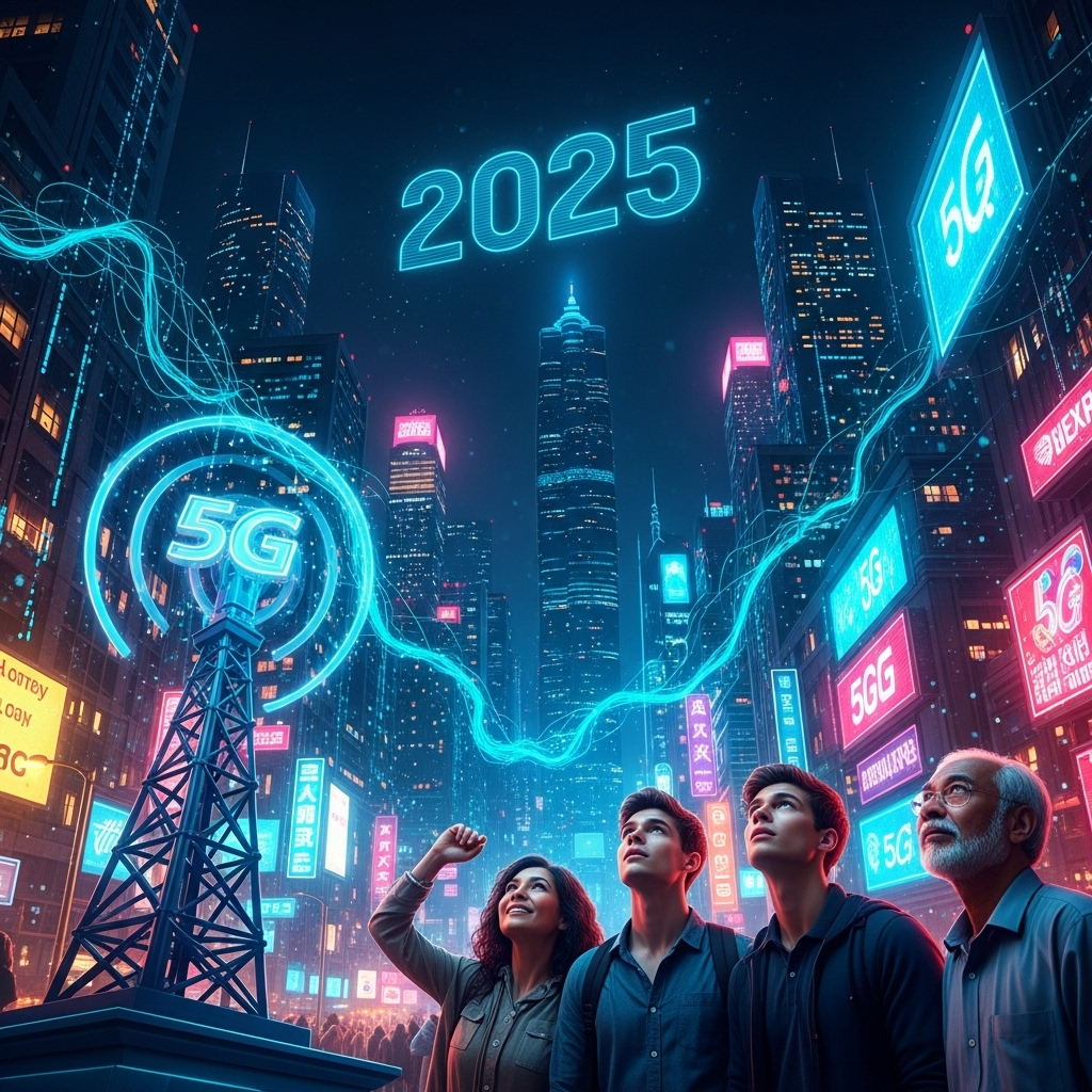 Przewidywania i trendy w sieci 5G: co przyniesie rok 2025?