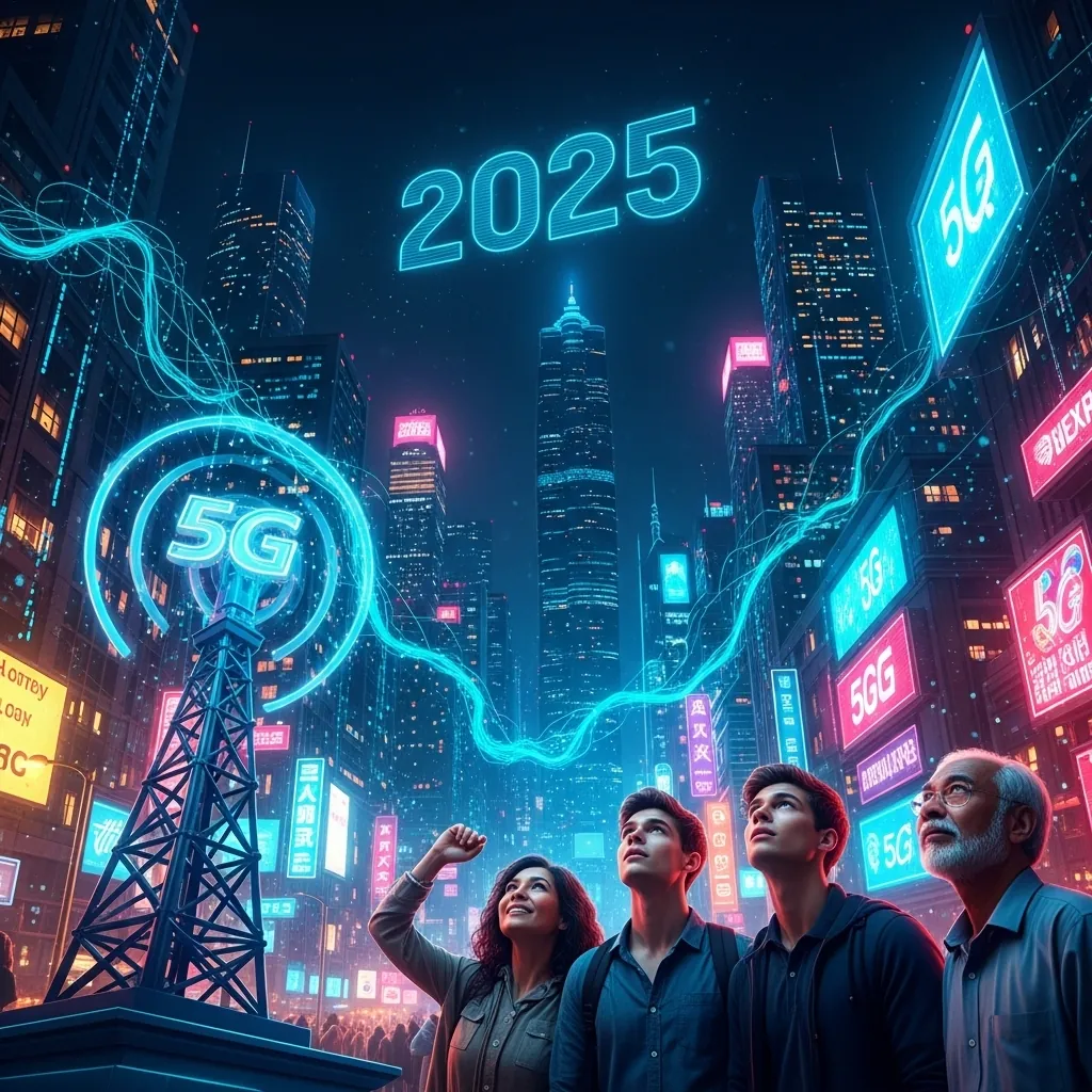 Przewidywania i trendy w sieci 5G: co przyniesie rok 2025?